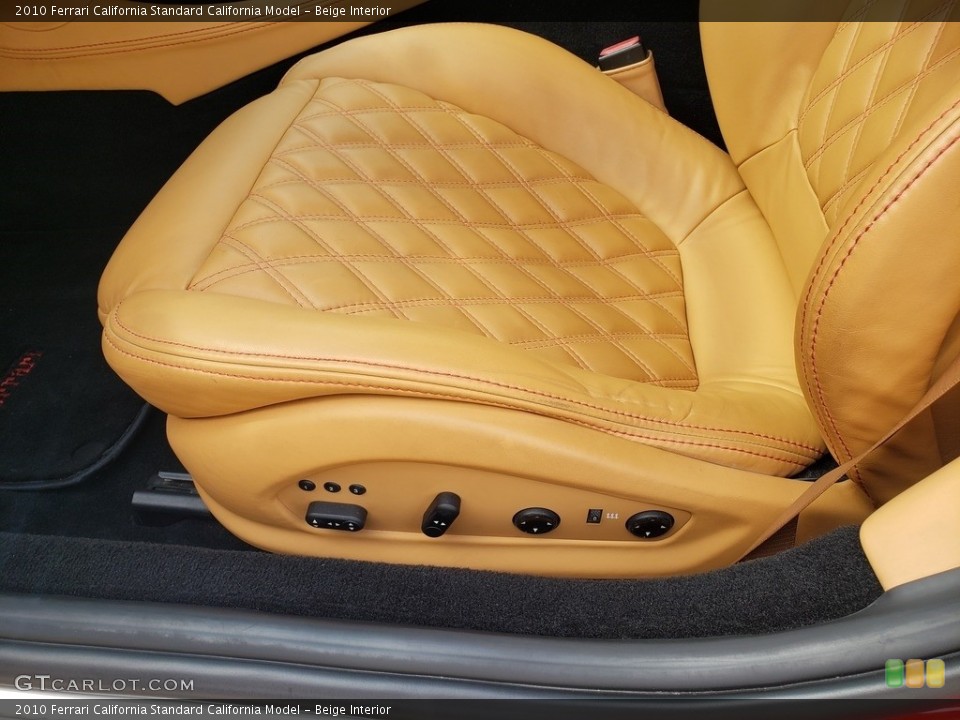 Beige Interior Front Seat for the 2010 Ferrari California  #145190214