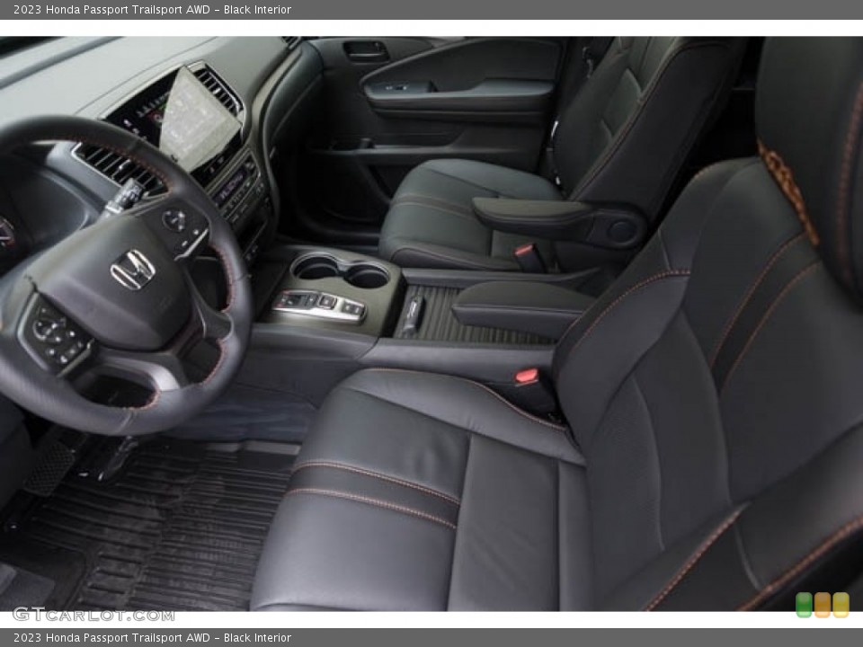 Black Interior Front Seat for the 2023 Honda Passport Trailsport AWD #145193641