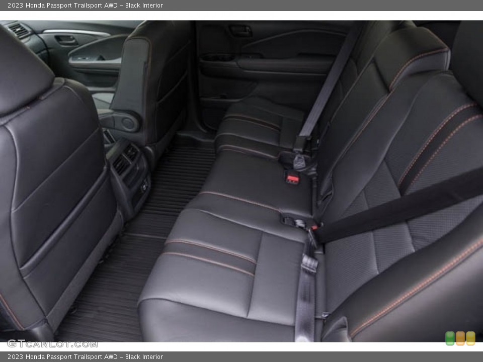 Black Interior Rear Seat for the 2023 Honda Passport Trailsport AWD #145193663
