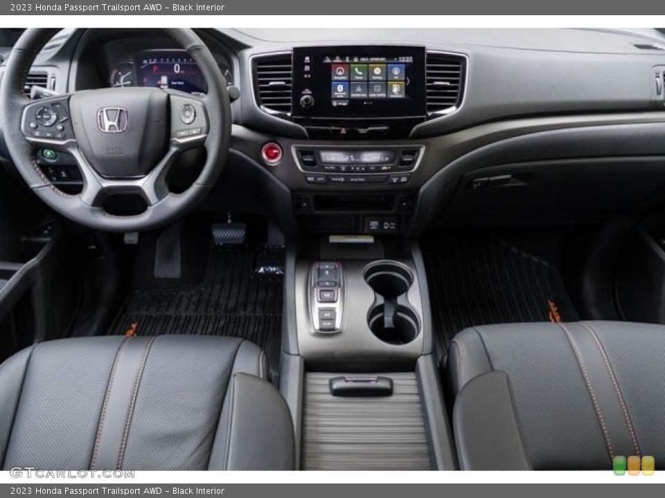 Black Interior Dashboard for the 2023 Honda Passport Trailsport AWD #145193686