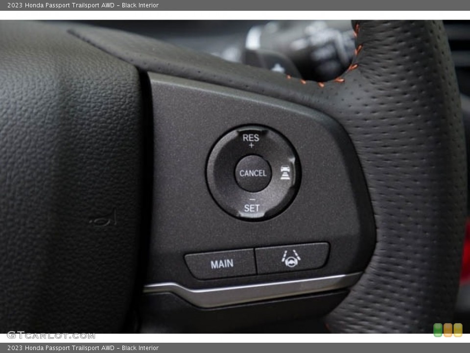 Black Interior Steering Wheel for the 2023 Honda Passport Trailsport AWD #145193766