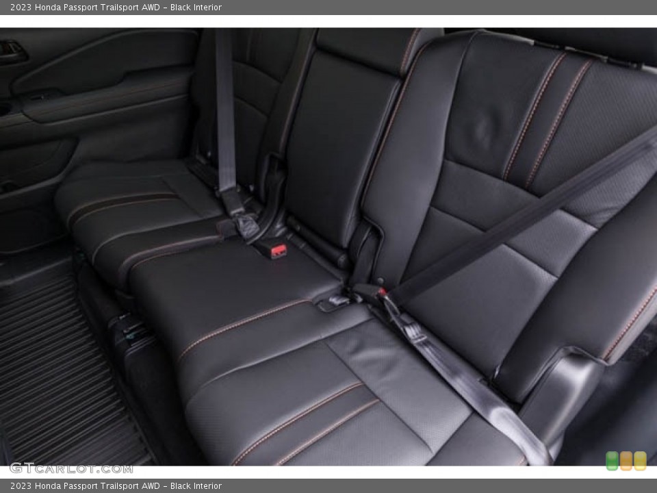Black Interior Rear Seat for the 2023 Honda Passport Trailsport AWD #145193896