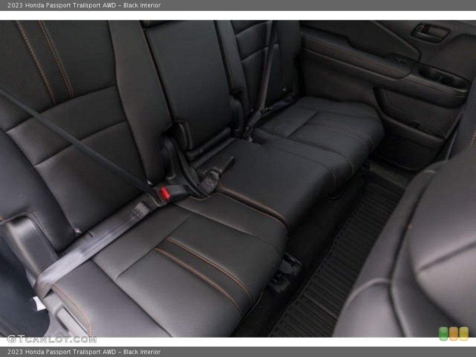 Black Interior Rear Seat for the 2023 Honda Passport Trailsport AWD #145193959