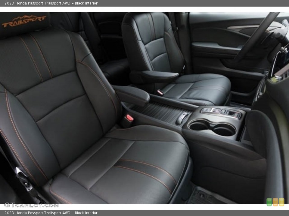 Black Interior Front Seat for the 2023 Honda Passport Trailsport AWD #145193992