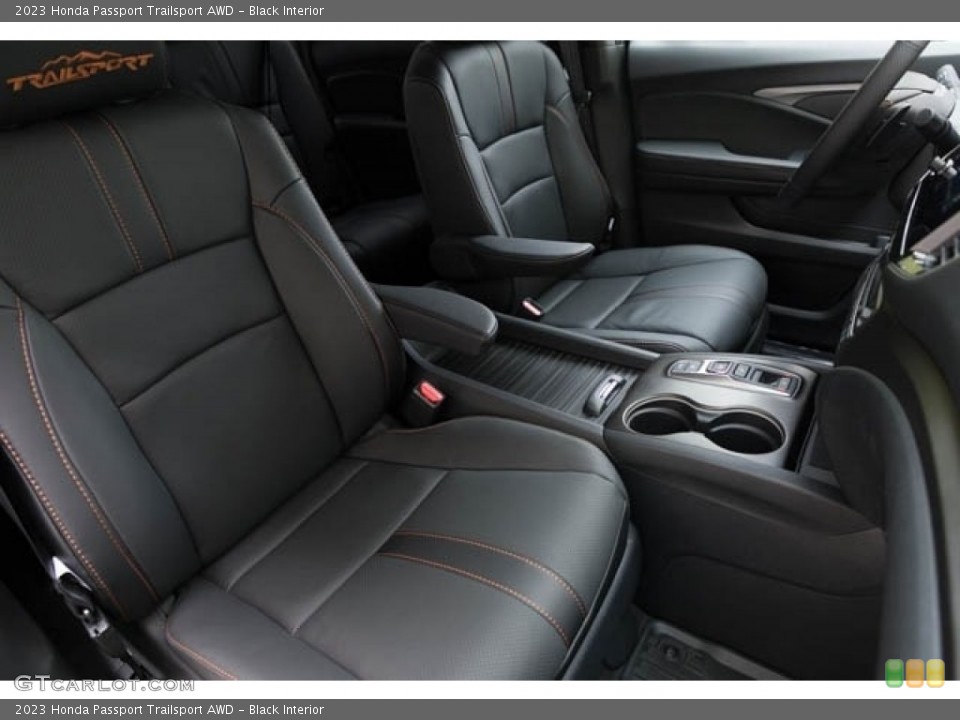 Black 2023 Honda Passport Interiors