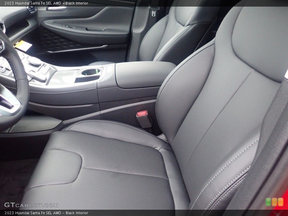 Black Interior Front Seat for the 2023 Hyundai Santa Fe SEL AWD #145194062