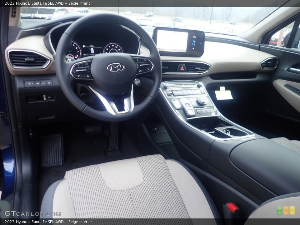 Beige Interior Photo for the 2023 Hyundai Santa Fe SEL AWD #145194588
