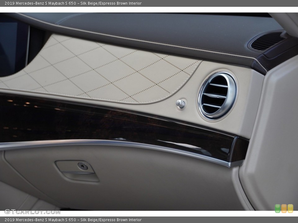 Silk Beige/Espresso Brown Interior Dashboard for the 2019 Mercedes-Benz S Maybach S 650 #145196037