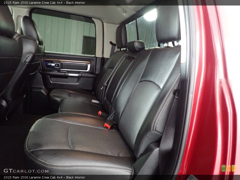 Black Interior Rear Seat for the 2015 Ram 1500 Laramie Crew Cab 4x4 #145196063