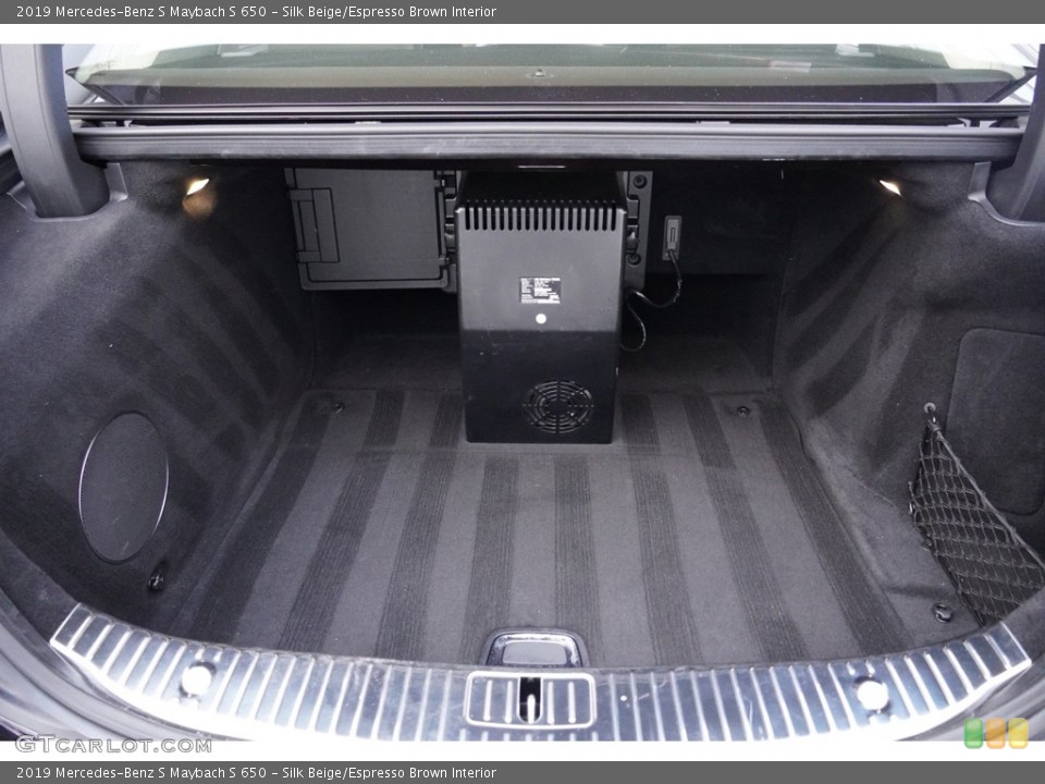 Silk Beige/Espresso Brown Interior Trunk for the 2019 Mercedes-Benz S Maybach S 650 #145196446