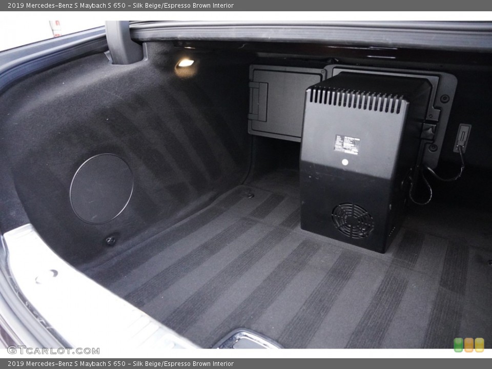 Silk Beige/Espresso Brown Interior Trunk for the 2019 Mercedes-Benz S Maybach S 650 #145196491