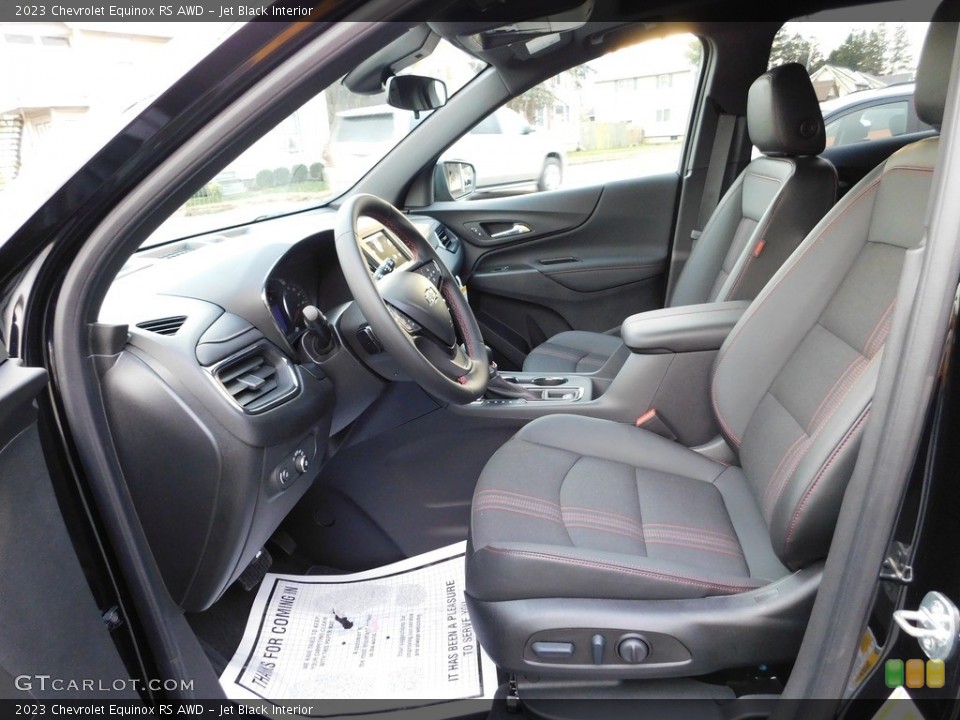 Jet Black Interior Photo for the 2023 Chevrolet Equinox RS AWD #145197328