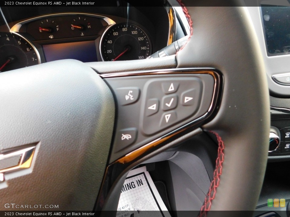 Jet Black Interior Steering Wheel for the 2023 Chevrolet Equinox RS AWD #145197409