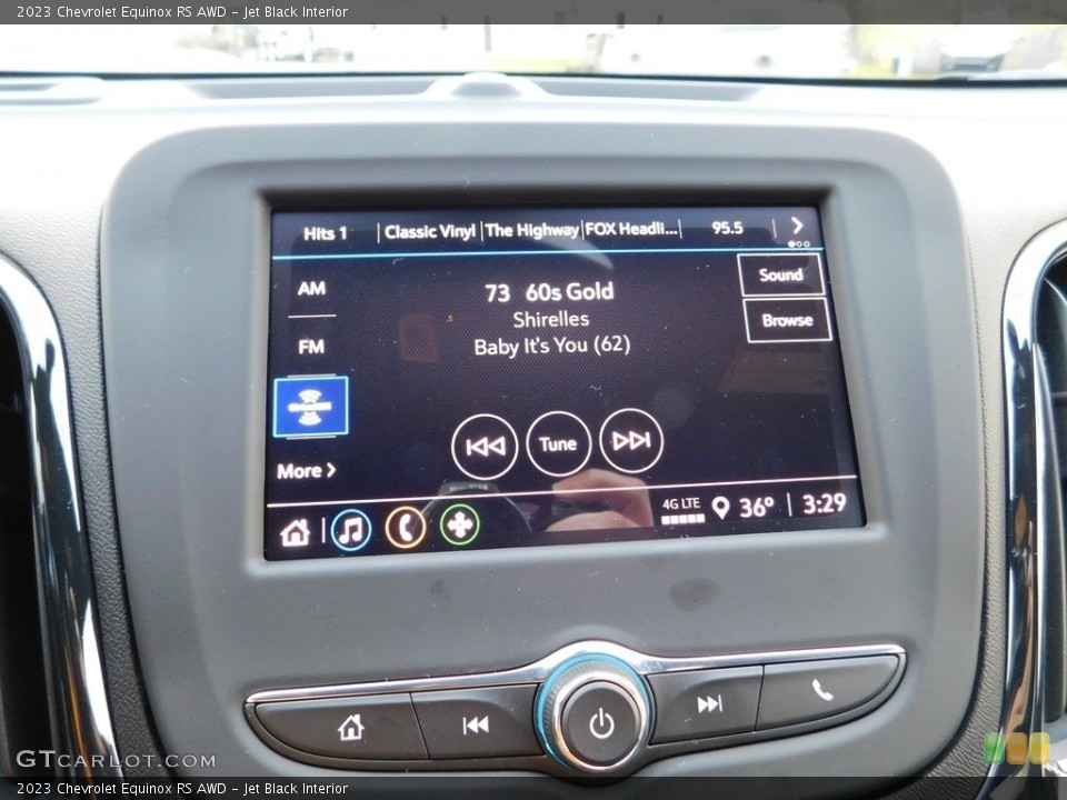 Jet Black Interior Controls for the 2023 Chevrolet Equinox RS AWD #145197529