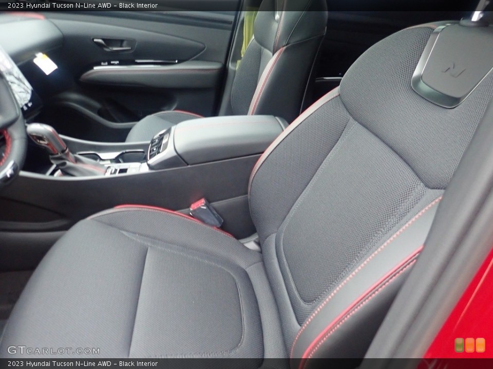 Black Interior Front Seat for the 2023 Hyundai Tucson N-Line AWD #145197913