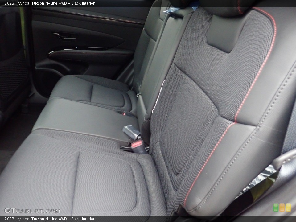 Black Interior Rear Seat for the 2023 Hyundai Tucson N-Line AWD #145197931