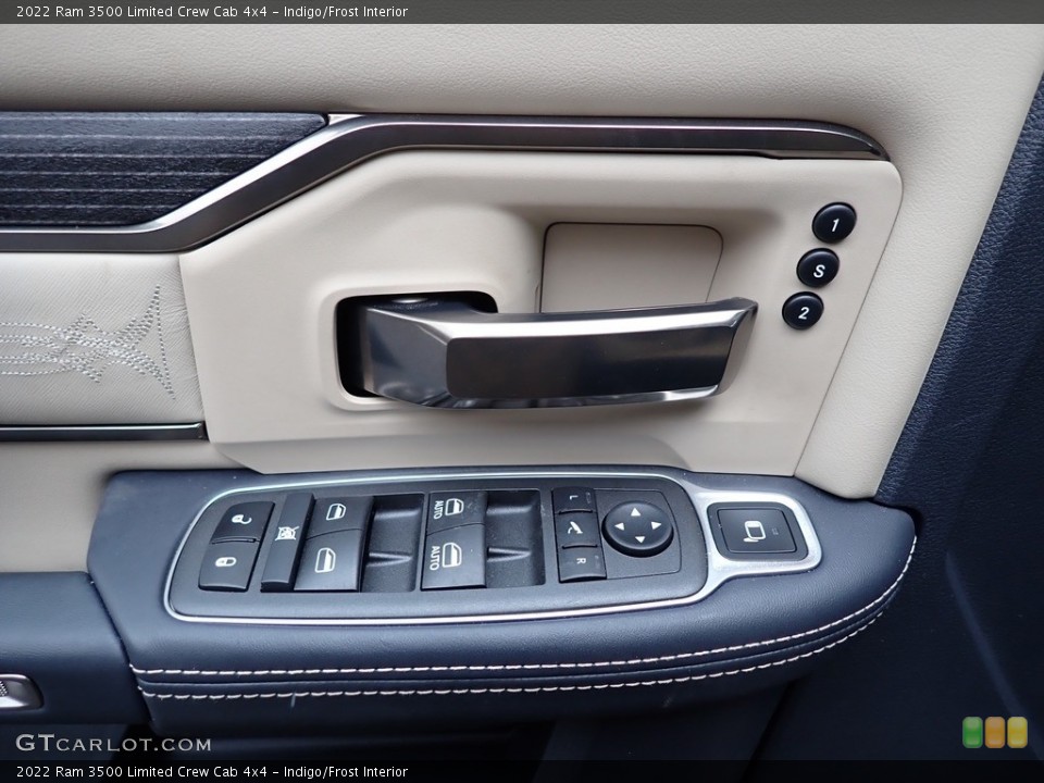 Indigo/Frost Interior Door Panel for the 2022 Ram 3500 Limited Crew Cab 4x4 #145198636