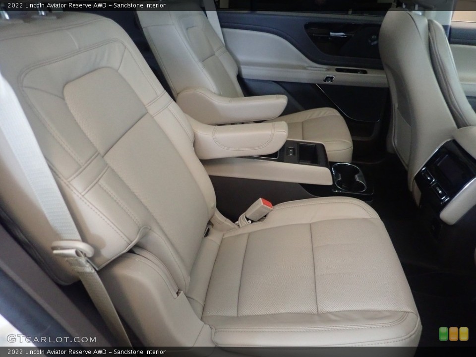 Sandstone Interior Rear Seat for the 2022 Lincoln Aviator Reserve AWD #145200839