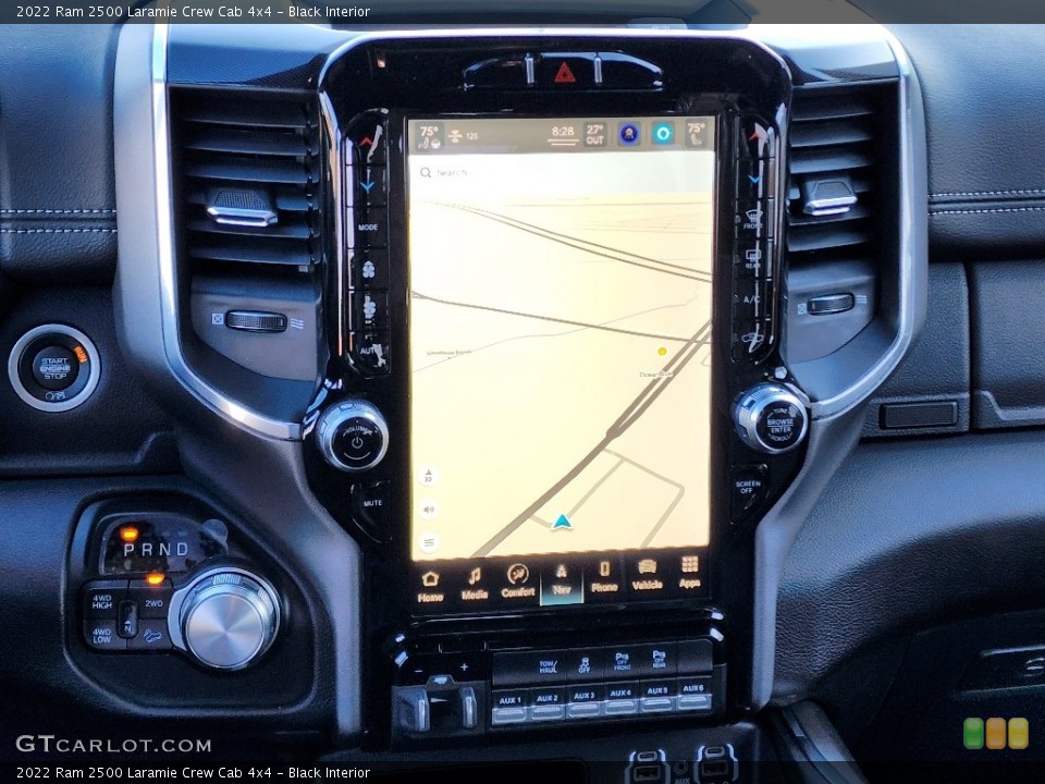 Black Interior Navigation for the 2022 Ram 2500 Laramie Crew Cab 4x4 #145202075