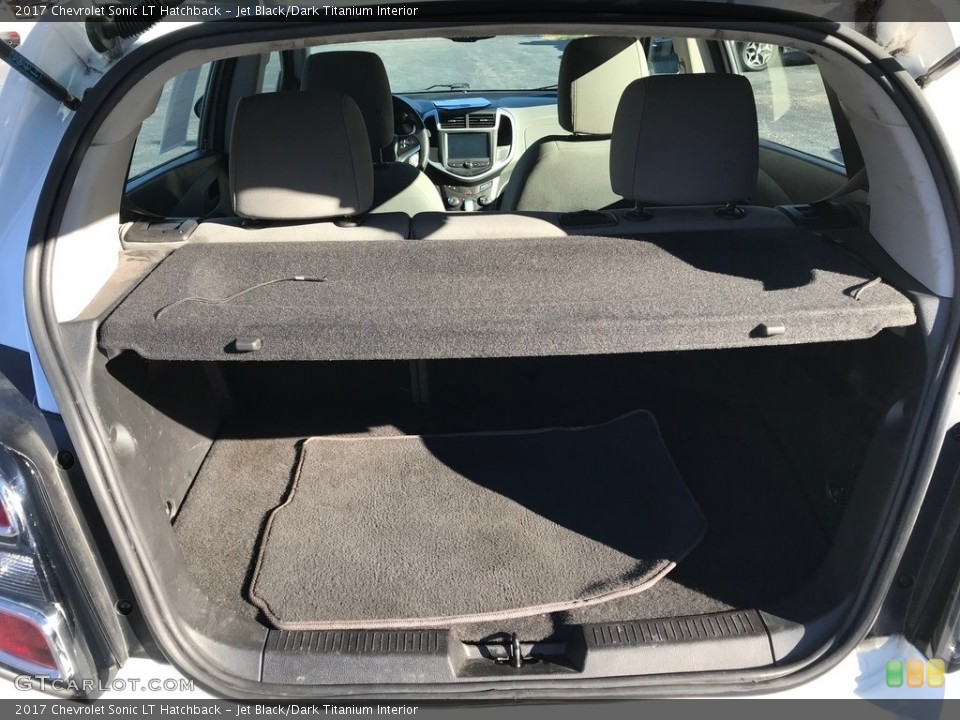 Jet Black/Dark Titanium Interior Trunk for the 2017 Chevrolet Sonic LT Hatchback #145202645