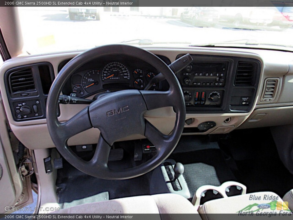 Neutral Interior Dashboard for the 2006 GMC Sierra 2500HD SL Extended Cab 4x4 Utility #145203338