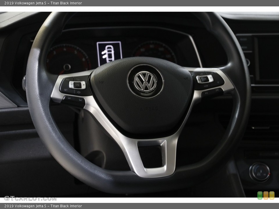 Titan Black Interior Steering Wheel for the 2019 Volkswagen Jetta S #145204610