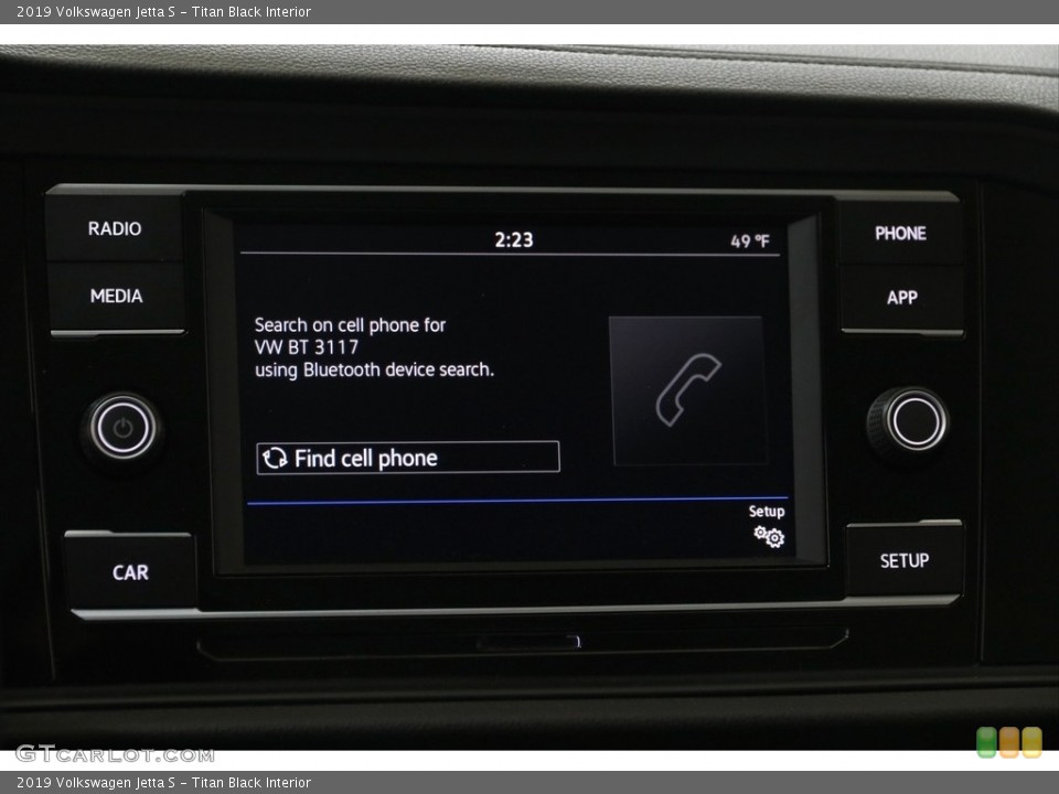 Titan Black Interior Controls for the 2019 Volkswagen Jetta S #145204691