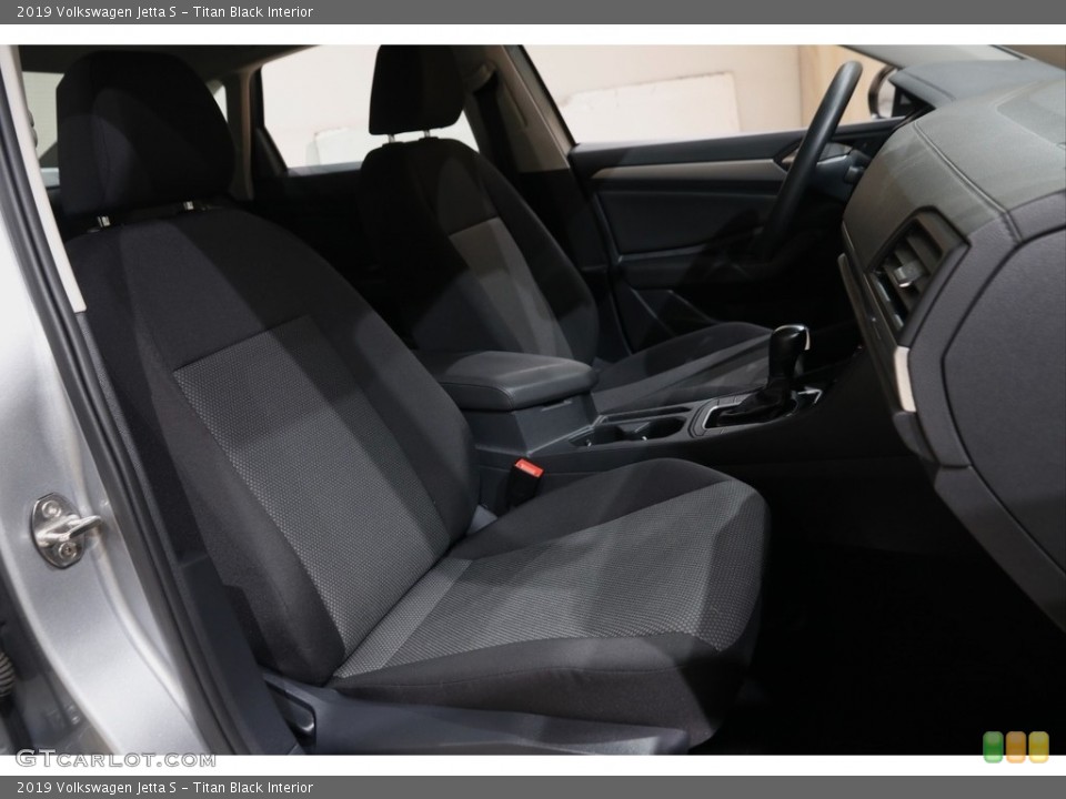 Titan Black Interior Front Seat for the 2019 Volkswagen Jetta S #145204742