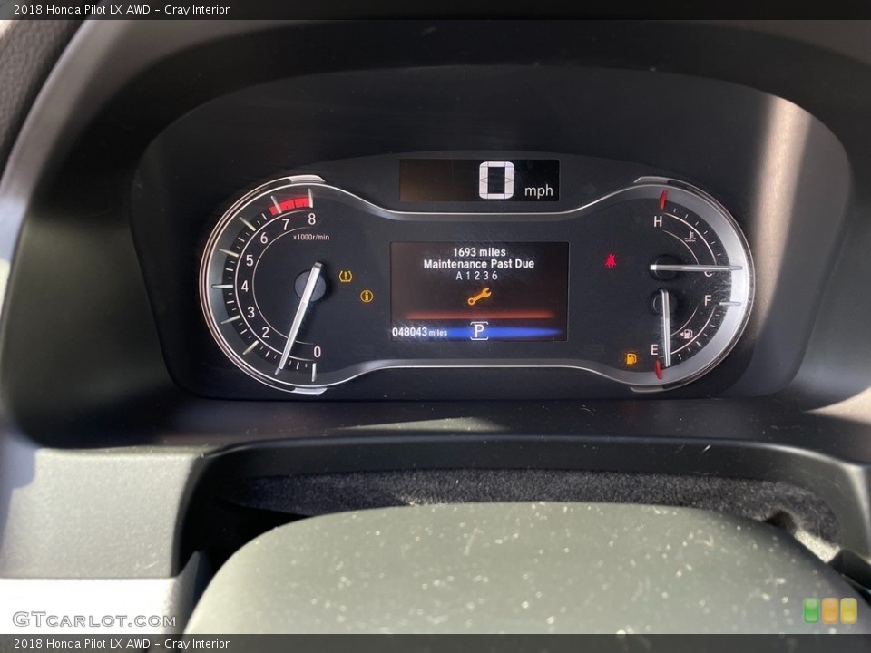 Gray Interior Gauges for the 2018 Honda Pilot LX AWD #145205927