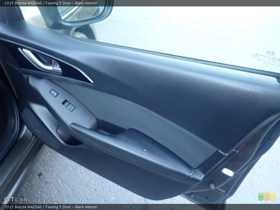 Black Interior Door Panel for the 2015 Mazda MAZDA3 i Touring 5 Door #145207088