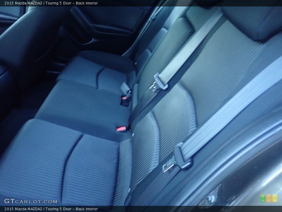 Black Interior Rear Seat for the 2015 Mazda MAZDA3 i Touring 5 Door #145207136