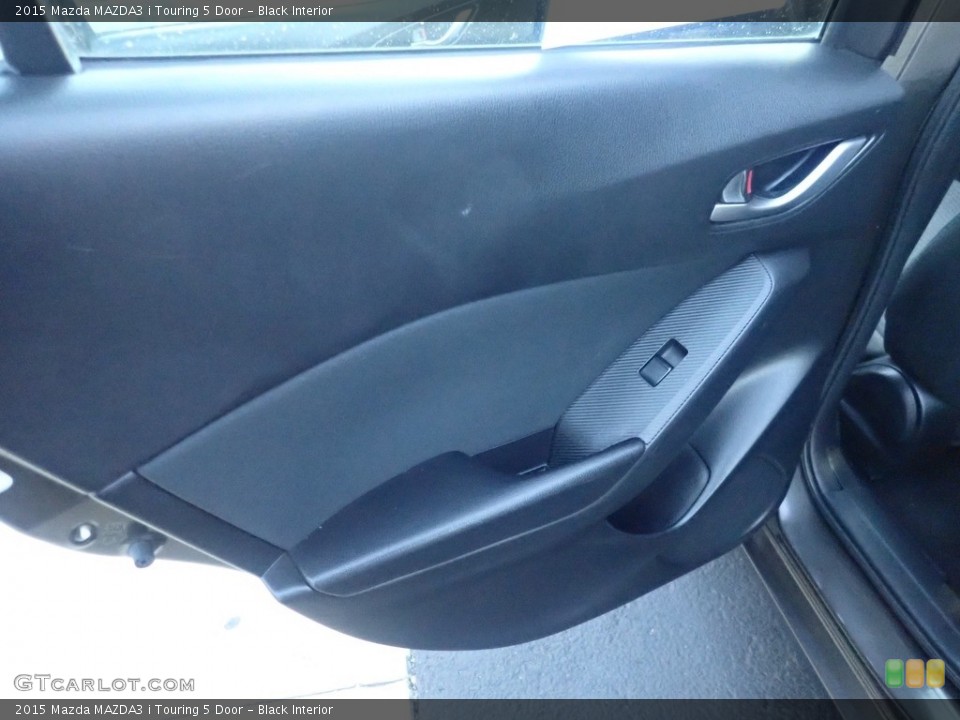 Black Interior Door Panel for the 2015 Mazda MAZDA3 i Touring 5 Door #145207172