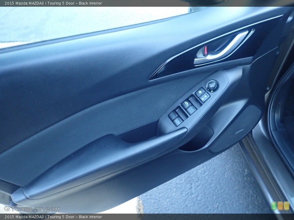 Black Interior Door Panel for the 2015 Mazda MAZDA3 i Touring 5 Door #145207190