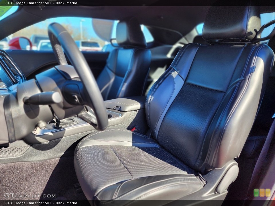Black Interior Front Seat for the 2018 Dodge Challenger SXT #145208438