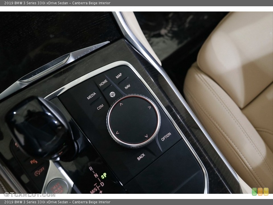 Canberra Beige Interior Controls for the 2019 BMW 3 Series 330i xDrive Sedan #145208465