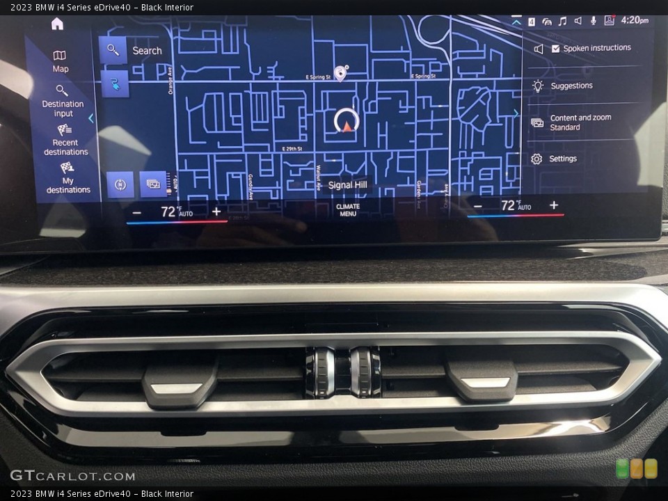 Black Interior Navigation for the 2023 BMW i4 Series eDrive40 #145210088