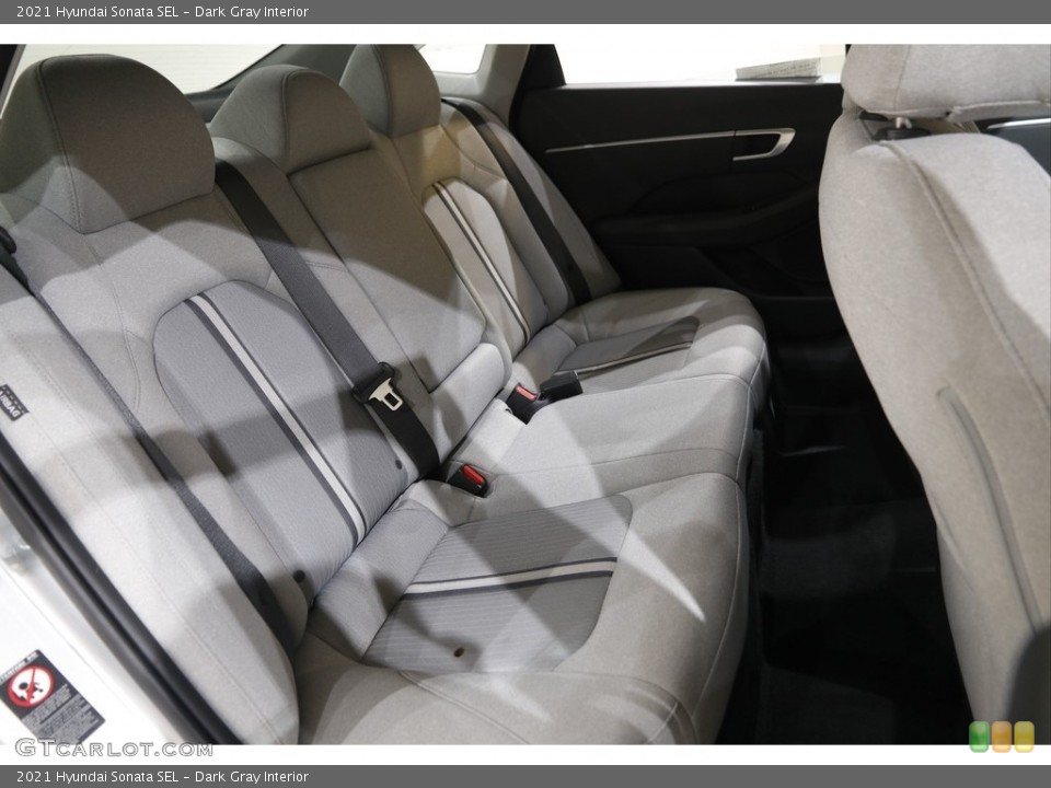 Dark Gray Interior Rear Seat for the 2021 Hyundai Sonata SEL #145210392