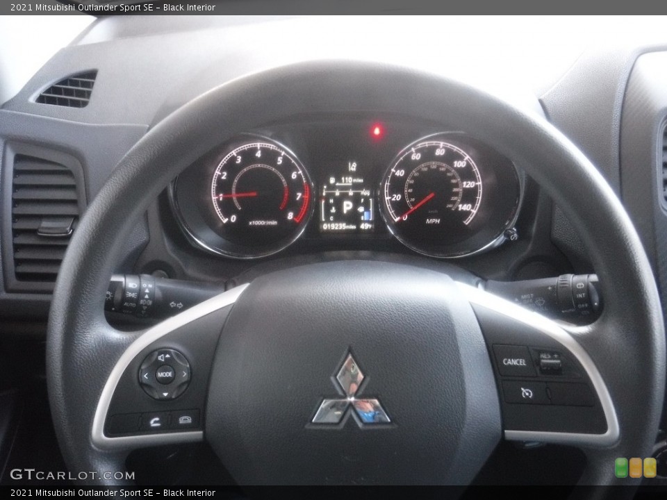 Black Interior Steering Wheel for the 2021 Mitsubishi Outlander Sport SE #145210725