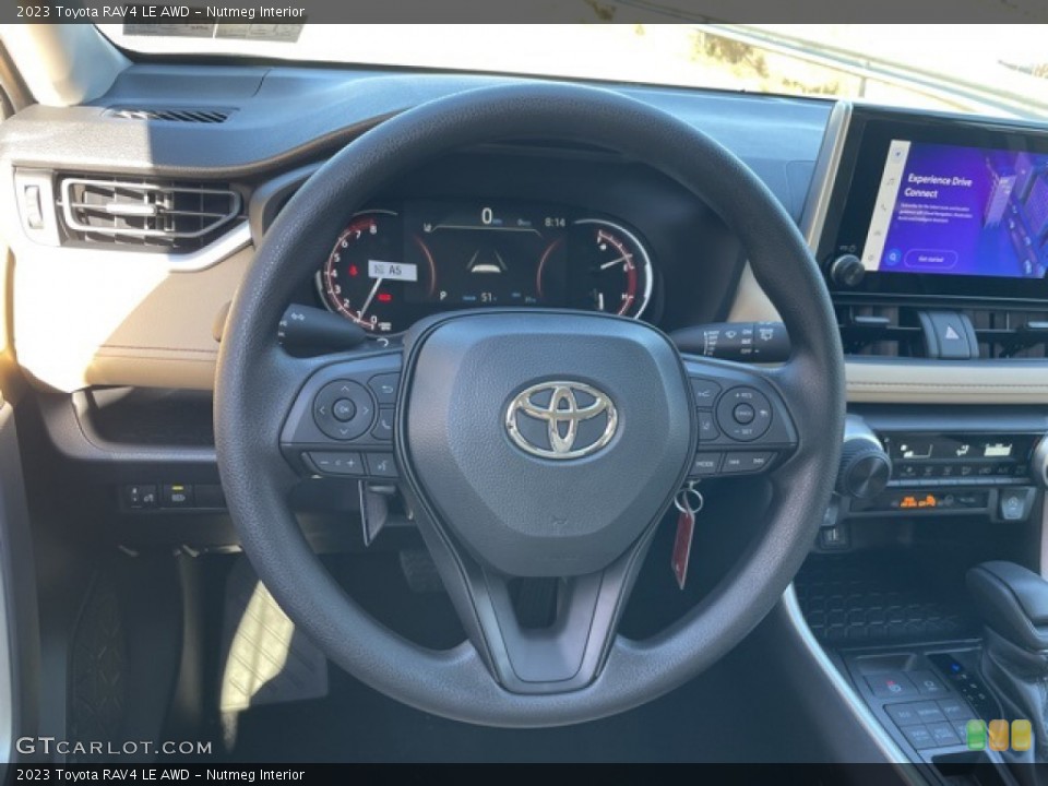 Nutmeg Interior Steering Wheel for the 2023 Toyota RAV4 LE AWD #145211604