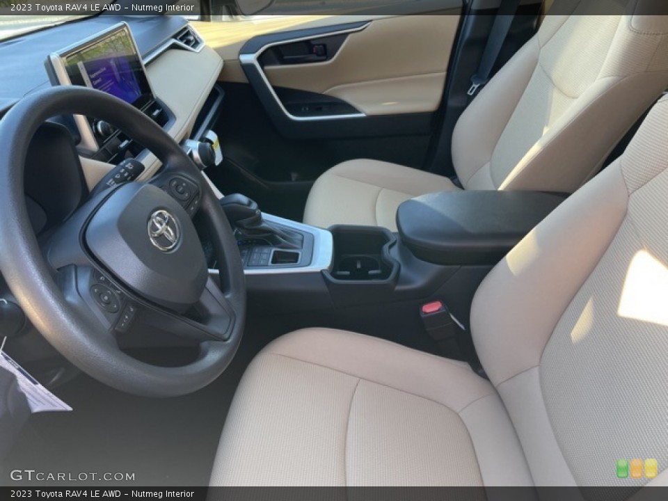 Nutmeg Interior Front Seat for the 2023 Toyota RAV4 LE AWD #145211643
