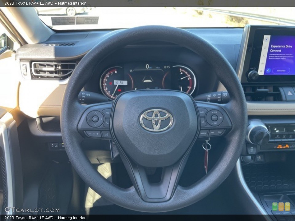 Nutmeg Interior Steering Wheel for the 2023 Toyota RAV4 LE AWD #145211760