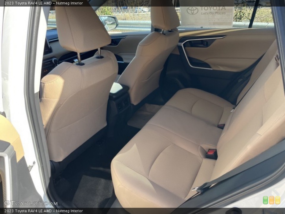 Nutmeg Interior Rear Seat for the 2023 Toyota RAV4 LE AWD #145211943