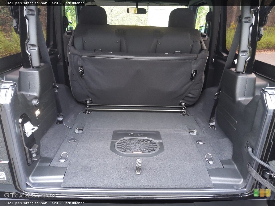 Black Interior Trunk for the 2023 Jeep Wrangler Sport S 4x4 #145213365