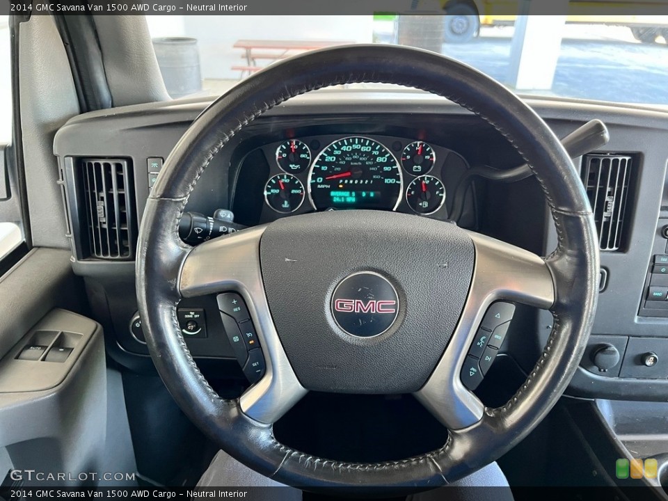 Neutral Interior Steering Wheel for the 2014 GMC Savana Van 1500 AWD Cargo #145216829