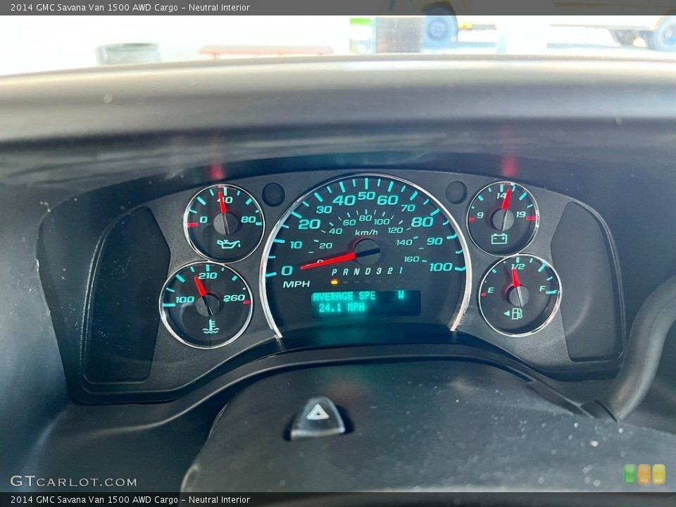 Neutral Interior Gauges for the 2014 GMC Savana Van 1500 AWD Cargo #145216901