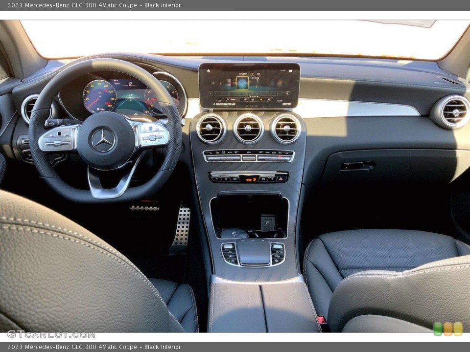 Black Interior Dashboard for the 2023 Mercedes-Benz GLC 300 4Matic Coupe #145217651