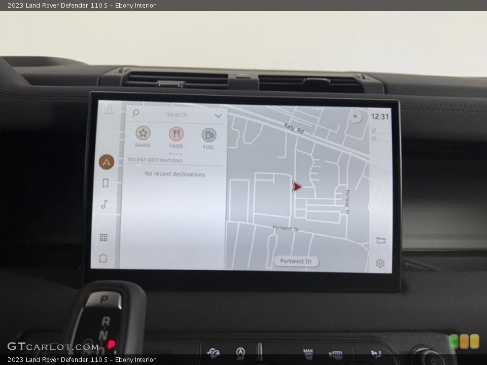 Ebony Interior Navigation for the 2023 Land Rover Defender 110 S #145218104
