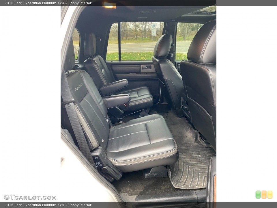 Ebony Interior Rear Seat for the 2016 Ford Expedition Platinum 4x4 #145219364
