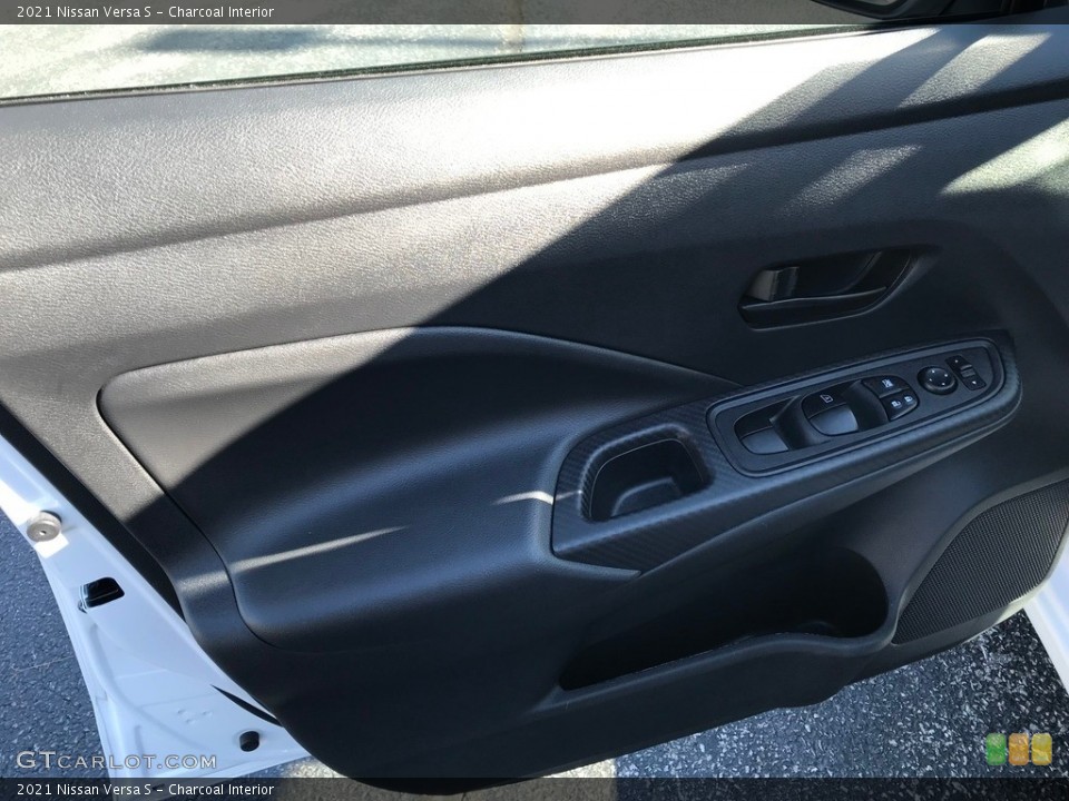 Charcoal Interior Door Panel for the 2021 Nissan Versa S #145219406