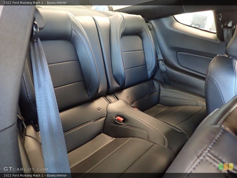 Ebony Interior Rear Seat for the 2022 Ford Mustang Mach 1 #145219913